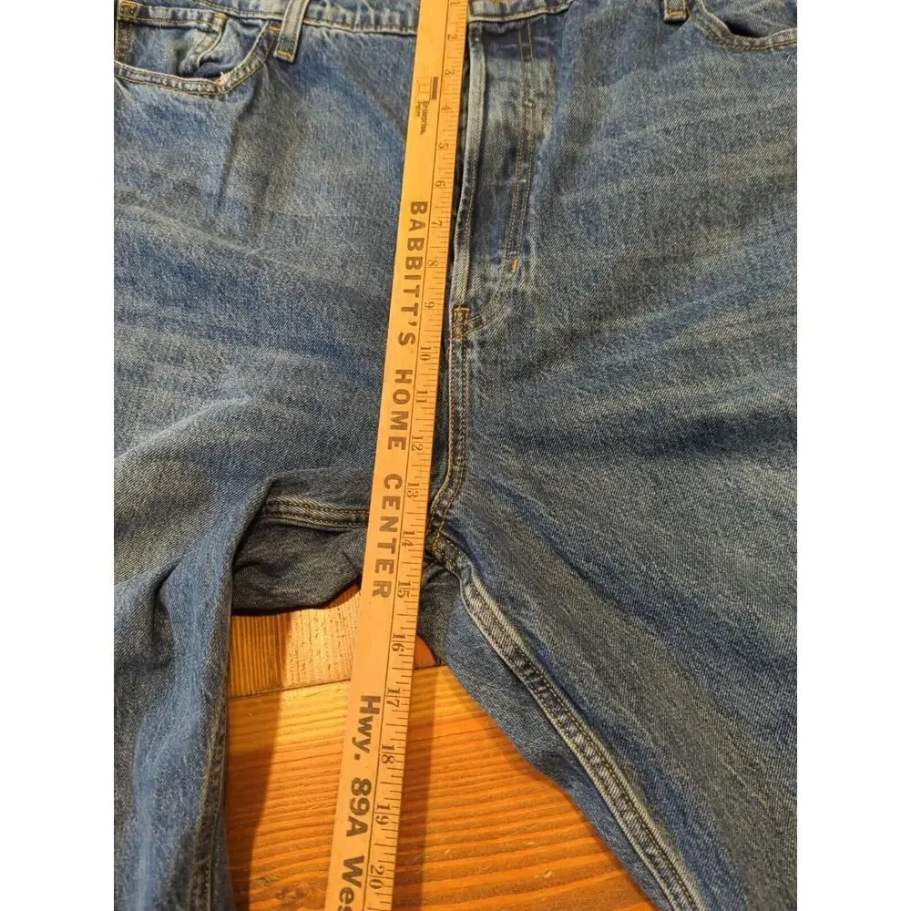 Men's‎ Banana Republic Mid-rise Loose StovePipe Jeans Sz 35 Button Fly
